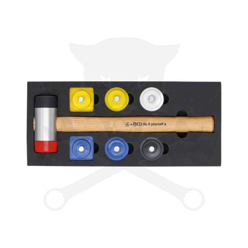 Kalapács készlet cserélhető fejjel 9 db-os BGS