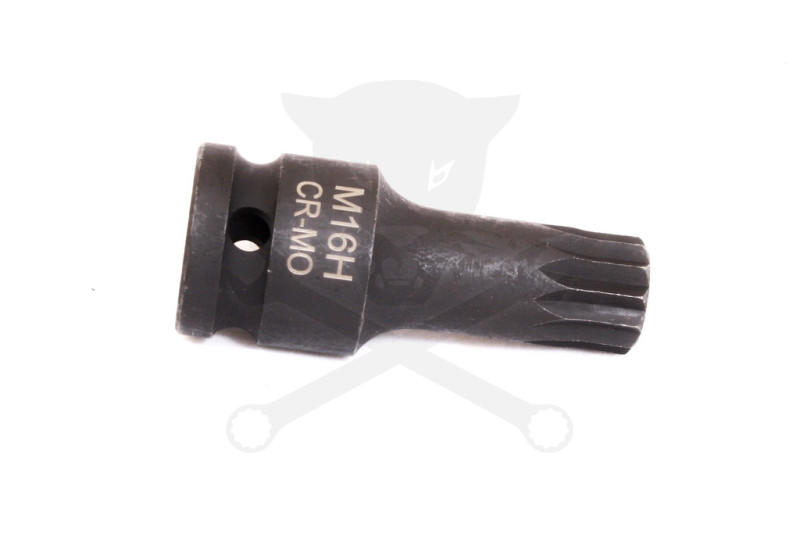 Olajleeresztő-váltóhoz 1/2" XZN - Spline M16 - lyukas