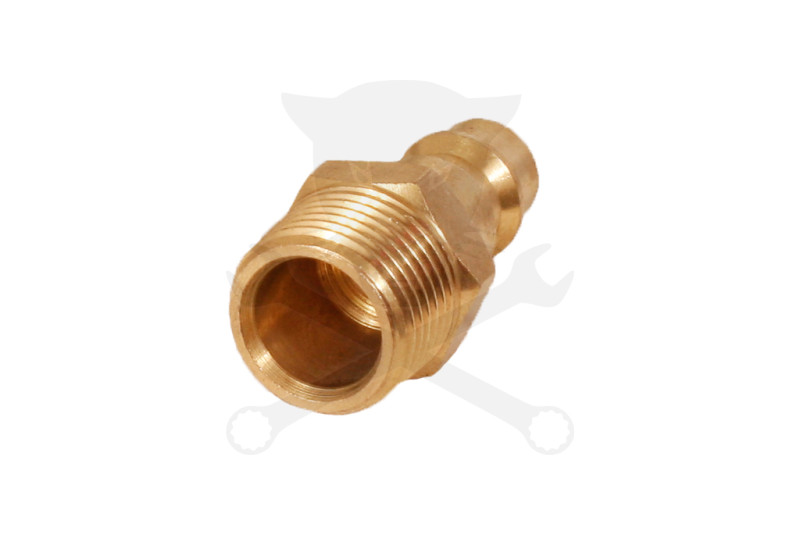Levegős csatlakozó - gyorscsatlakozó apa - RÉZ - 3/8" KM - OLASZ