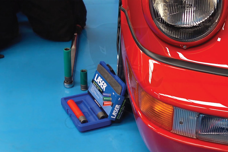 Légkulcsfej készlet 1/2"  3 db-os alufelnihez extra hosszított