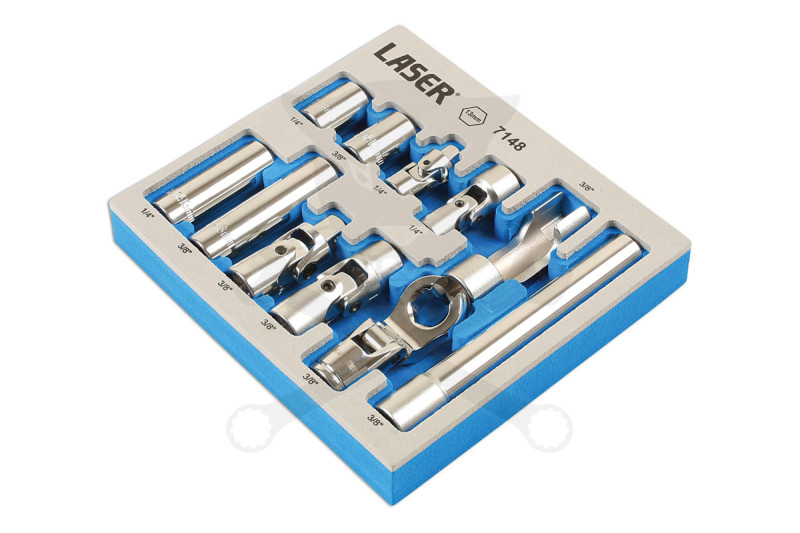 Dugókulcs és adapter készlet 13 mm, 1/4" - 3/8" -AT18