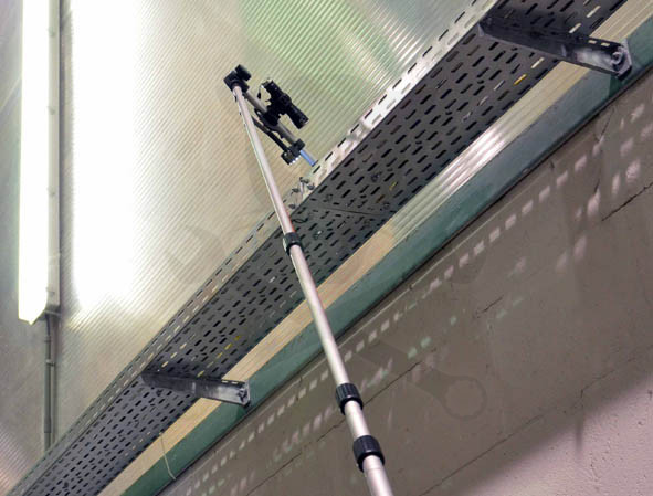 Csővizsgáló kamerához teleszkópos hosszabbító rúd 1,2 - 5 méteres