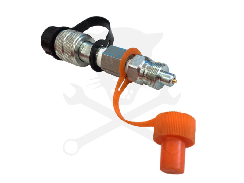 Karosszéria nyomatóhoz szelepes hidr.-csatl. szűkítő adapter 3/8"-1/4"