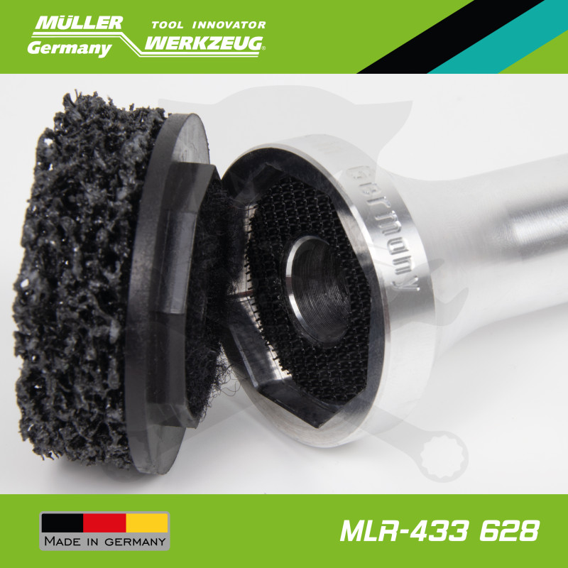 Tisztítókorong - négertárcsa tőcsavaros tárcsa tisztító készlet 1/2" -