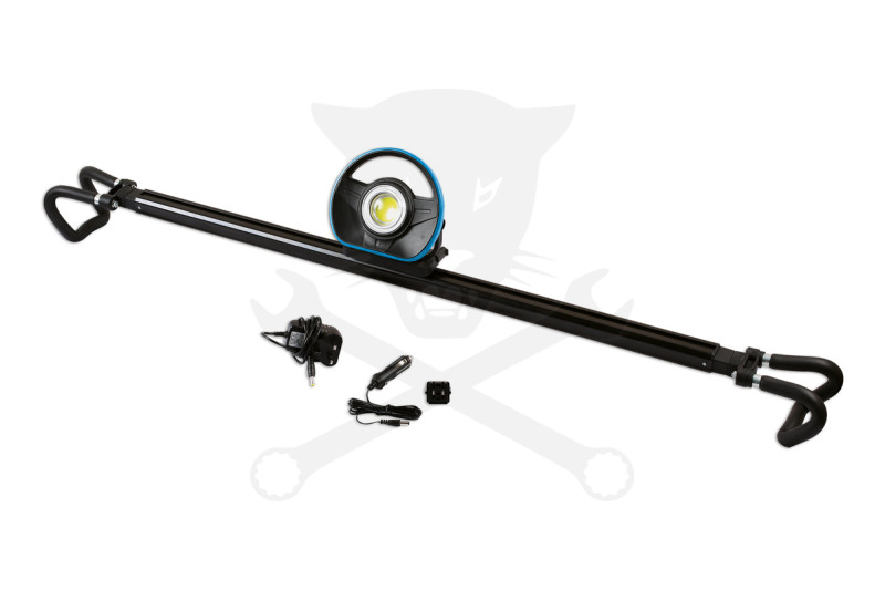 Szerelőlámpa LED-es MOTORHÁZTETŐRE 1 COB Led 10 W- akkus -TS20