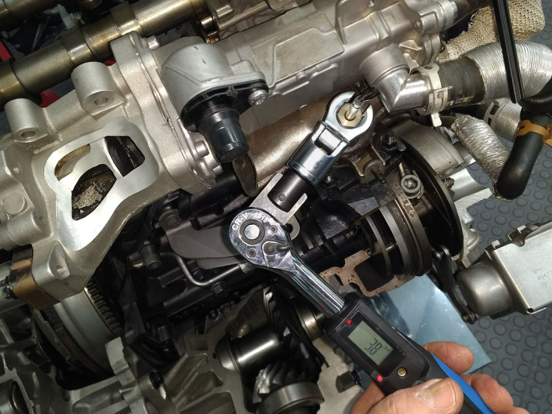 Nyomatékkulcs speciális 1/2"-os adapter csuklós CrowFoot