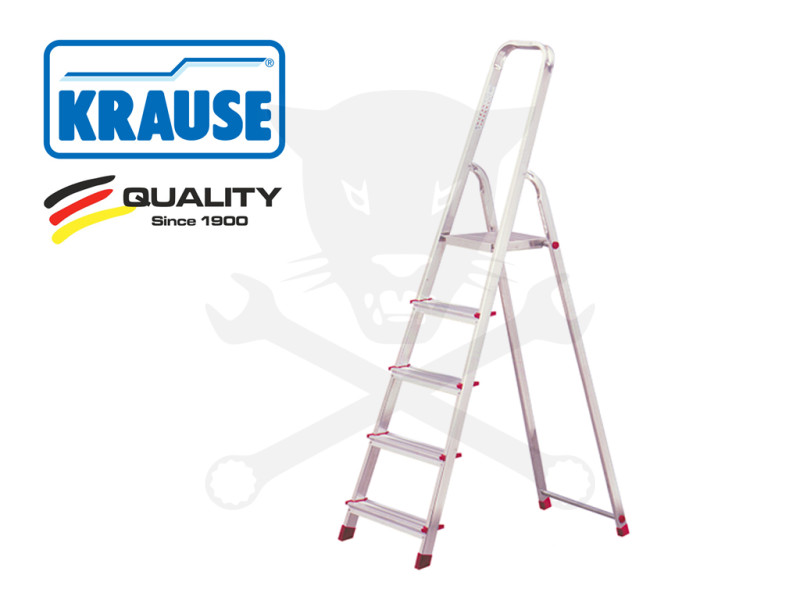 Alu lépcsőfokos állólétra 1x 5 Fokos - CORDA-