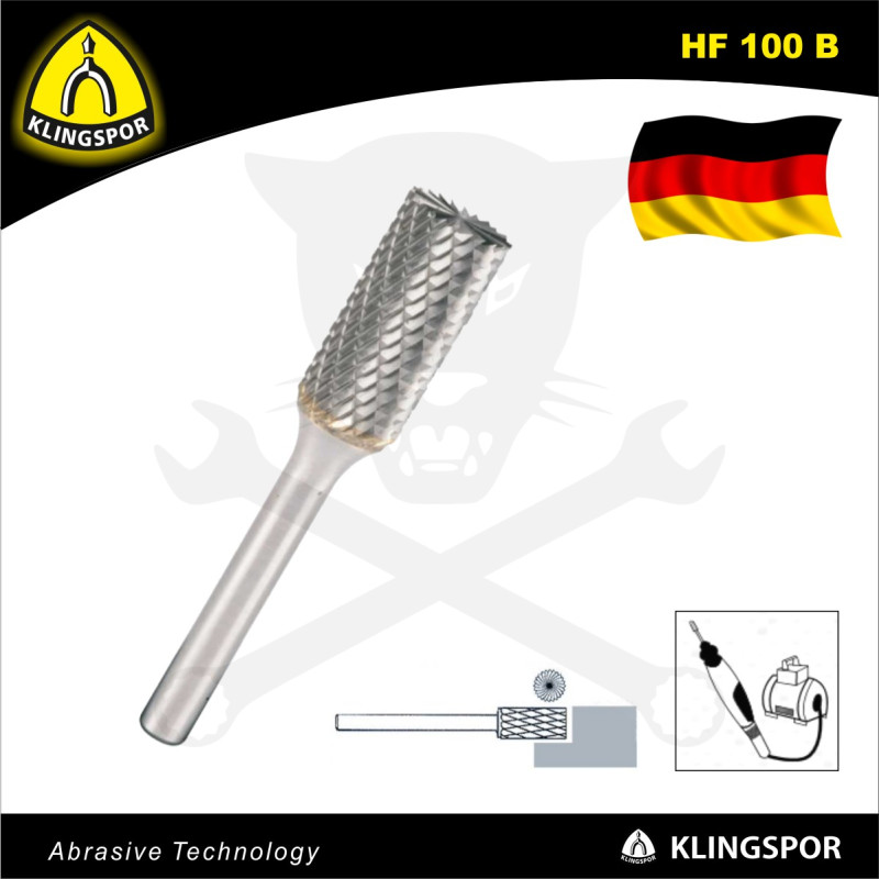 Turbómaró, hengeres, homlokfogazással 6.0 x 18 mm T6 - Klingspor