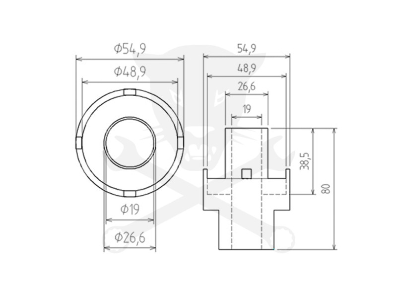 Körmös dugókulcs készlet spec. 5 db-os Mercedes Benz 107-114-115-116-126
