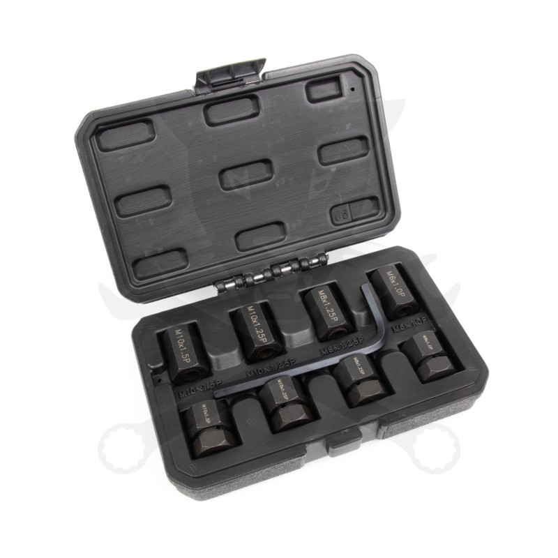 Tőcsavar ki- és behajtó készlet 9 db-os - ipari