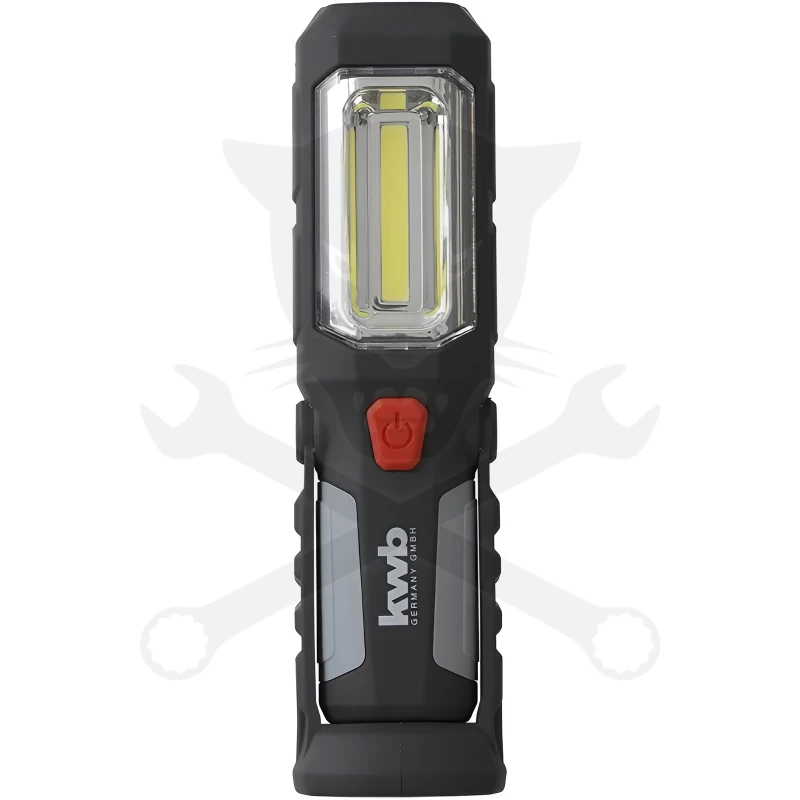 Szerelőlámpa LED 01 COB + 1 ledes dönthető akkus - KWB