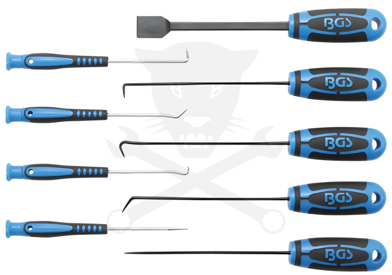 Tömítés kiszedő-kaparó szerelőkampó készlet 9 db-os - BGS