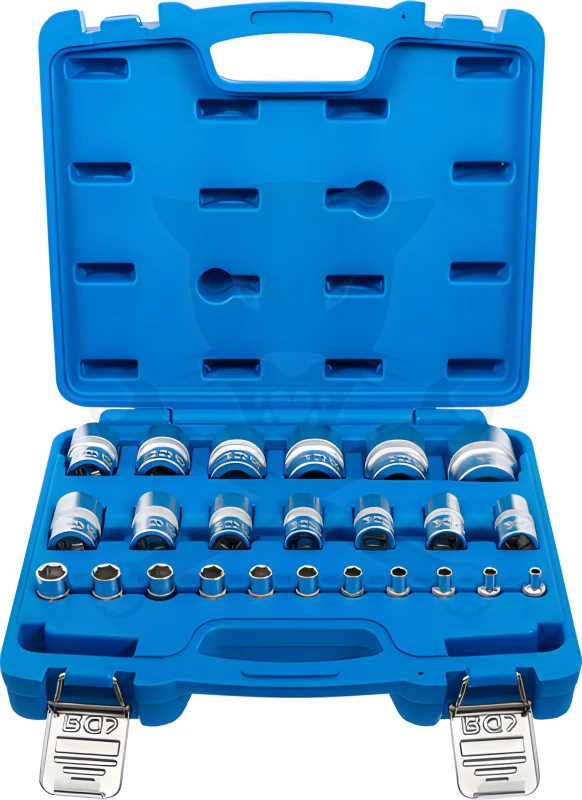 Dugókulcs - crowafej készlet 1/2" 6 lap 24 db-os - BGS