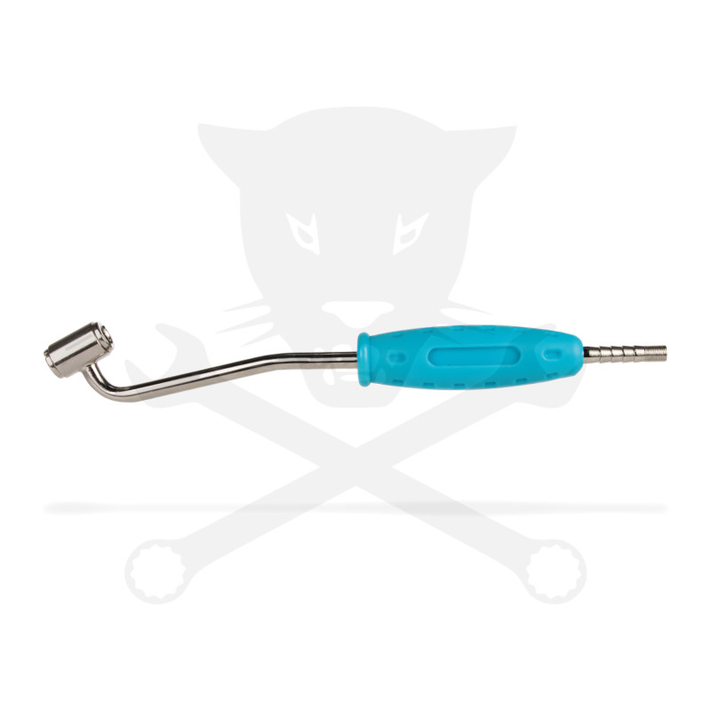 Gumiabroncs nyomásmérő-kerékfúvató-hoz szelepes töltőfej oda-vissza