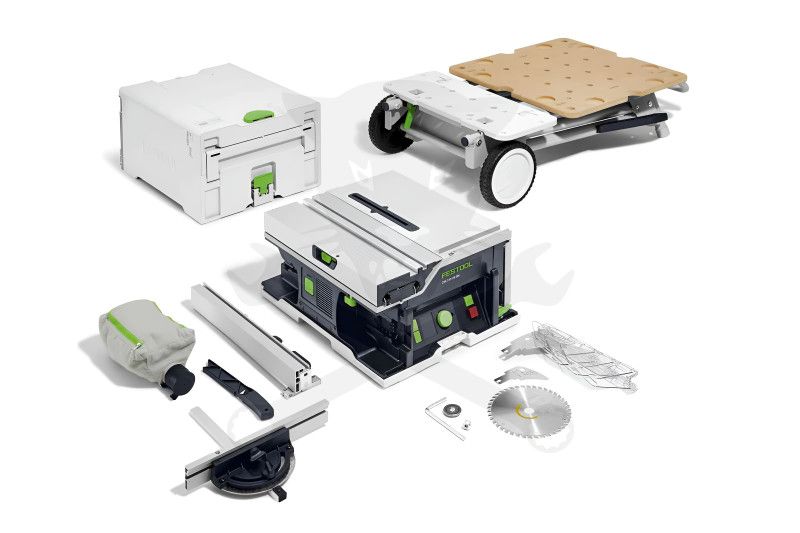 Körfűrész, asztali - akkus 36 V=2x18V akku nélkül - 70 mm + munka asztal