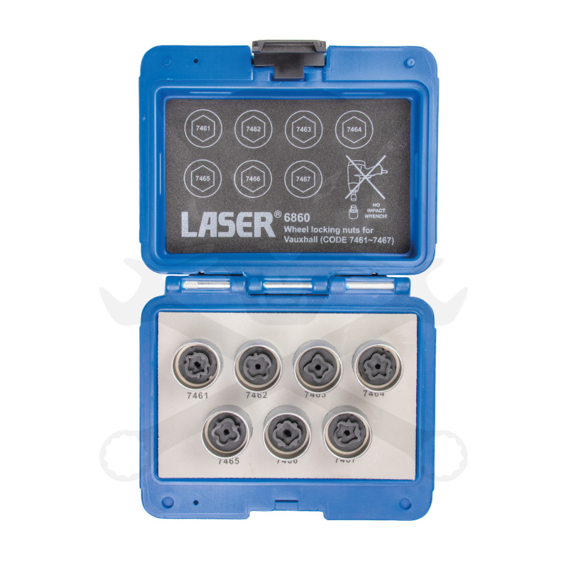 Kerékőr kulcs készlet OPEL gyári kerékőrökhöz 7 db-os