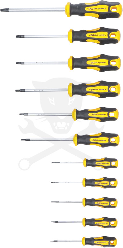 Csavarhúzó készlet Torx 11 db-os T6 - T40