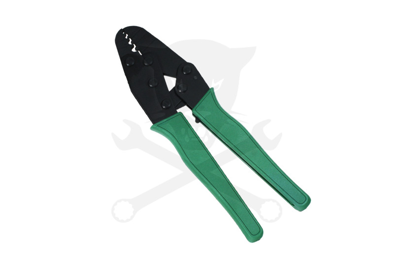 Fogó, saruzó - racsnis - szigeteletlen hengeresaruhoz DIN 0.25-10 mm2