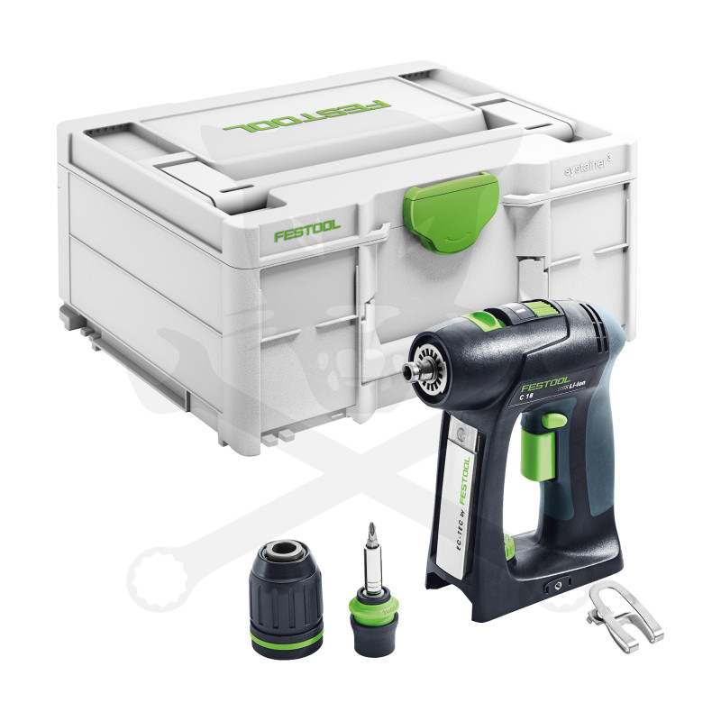 Fúró-csavarbehajtó, akkus - akku nélkül - C 18-Basic