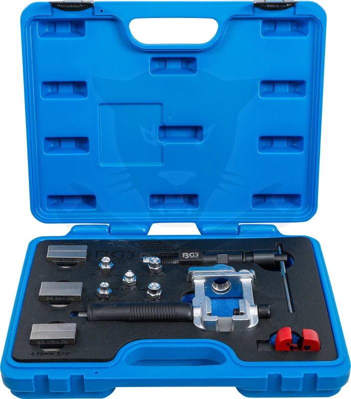 Fékcsőperemező készlet járművön is használható 4.75+5+6 mm Hidraulikus