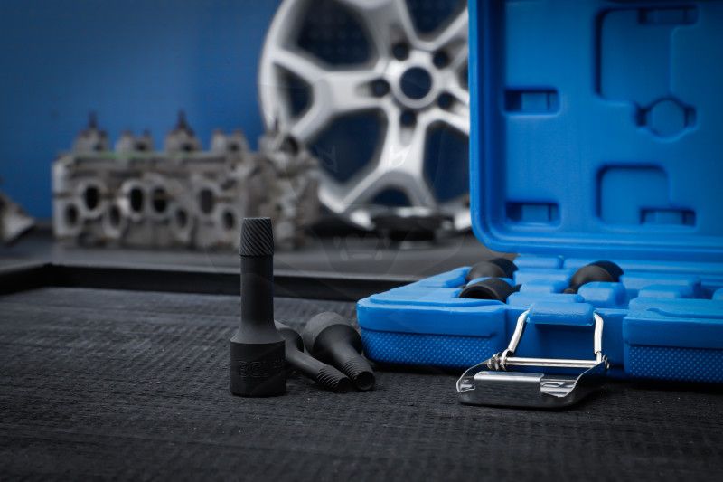 Csavarkiszedő készlet - sérült fejű csavarokhoz Torx-XZN-Imbusz  6 db-os