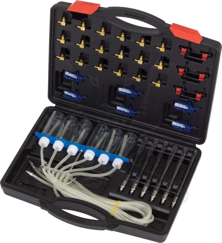 Átfolyásmérő - résolaj veszteség mérő készlet adapterekkel