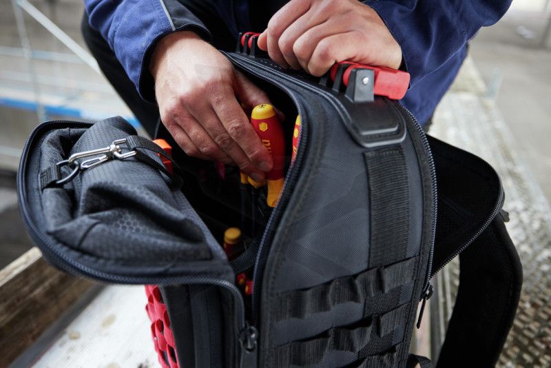 Villanyszerelő hátizsák készlet 28 részes L-es - Wiha (930030602)