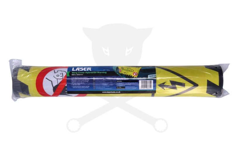 Sárvédő takaró csúszásmentes sárga Hybrid/Elektomos járművekhez -Laser