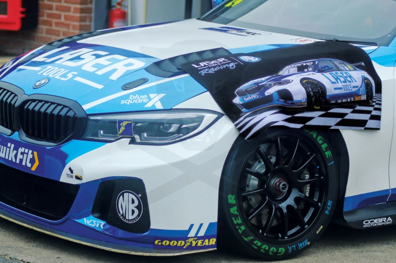 Sárvédő takaró csúszásmentes Laser Tools Racing