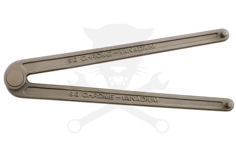 Körmöskulcs, oldalcsapos, állítható 12-115 mm - Laser