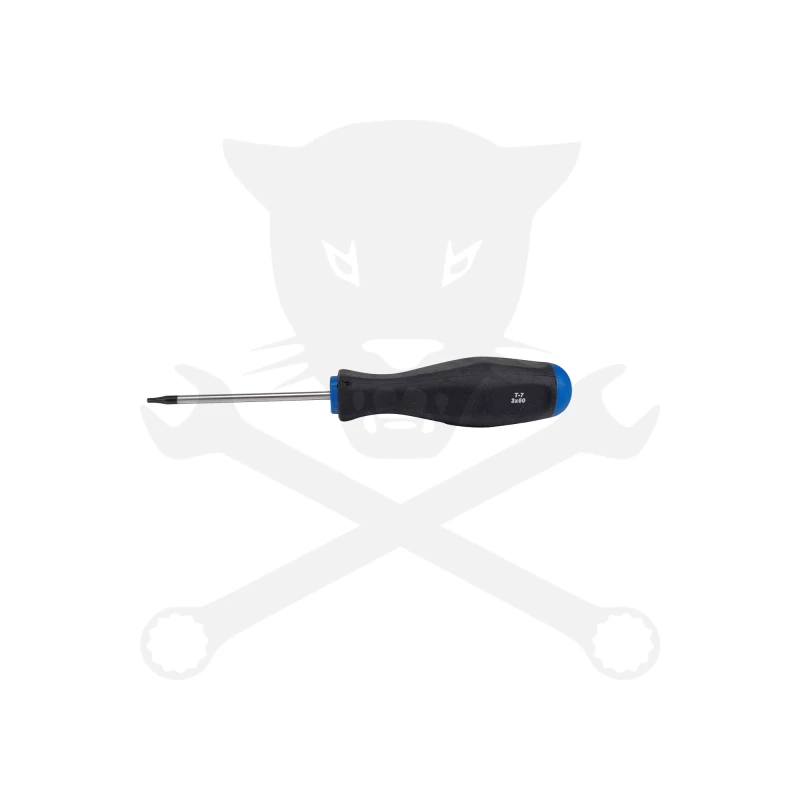 Csavarhúzó torx - lyukas -  T7 - 60 mm - BGS