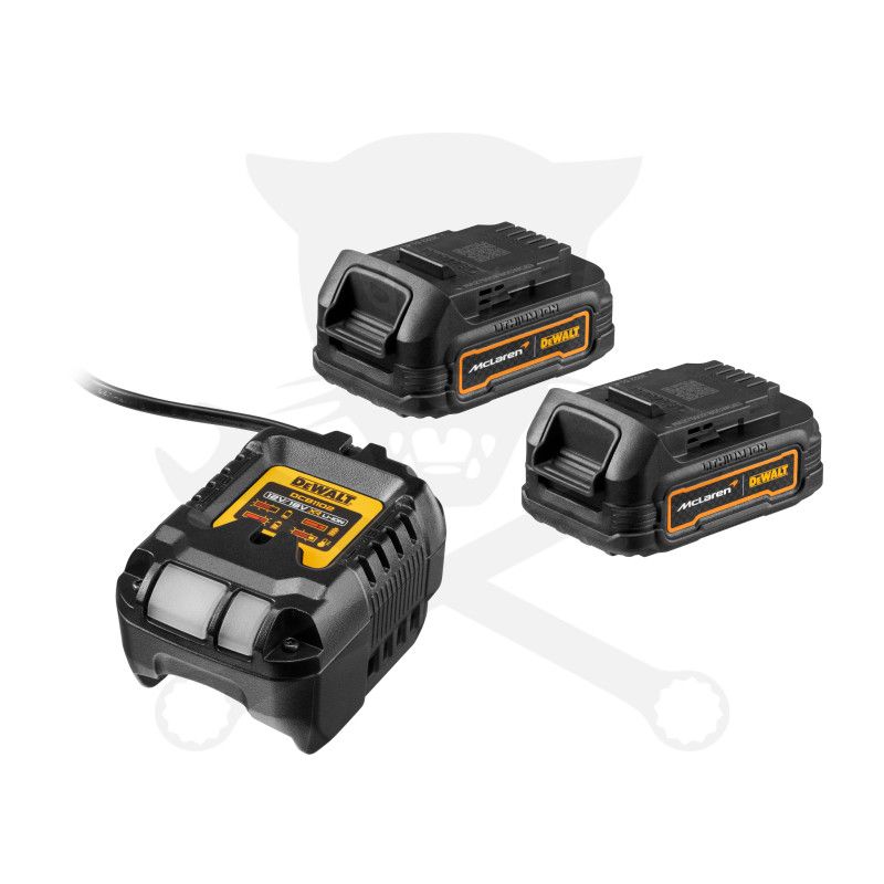 Ütvecsavarozó, akkus 18V   90 Nm 2db 1.7Ah McLaren - DeWalt