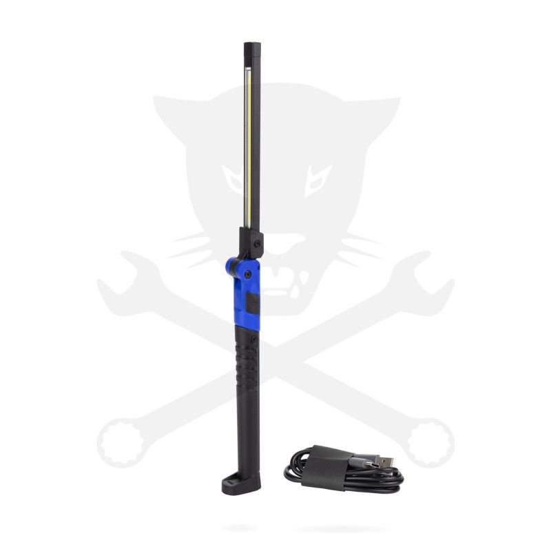 Szerelőlámpa LED COB ledes 7 mm vékony 3 funkciós akkus USB + mágnes