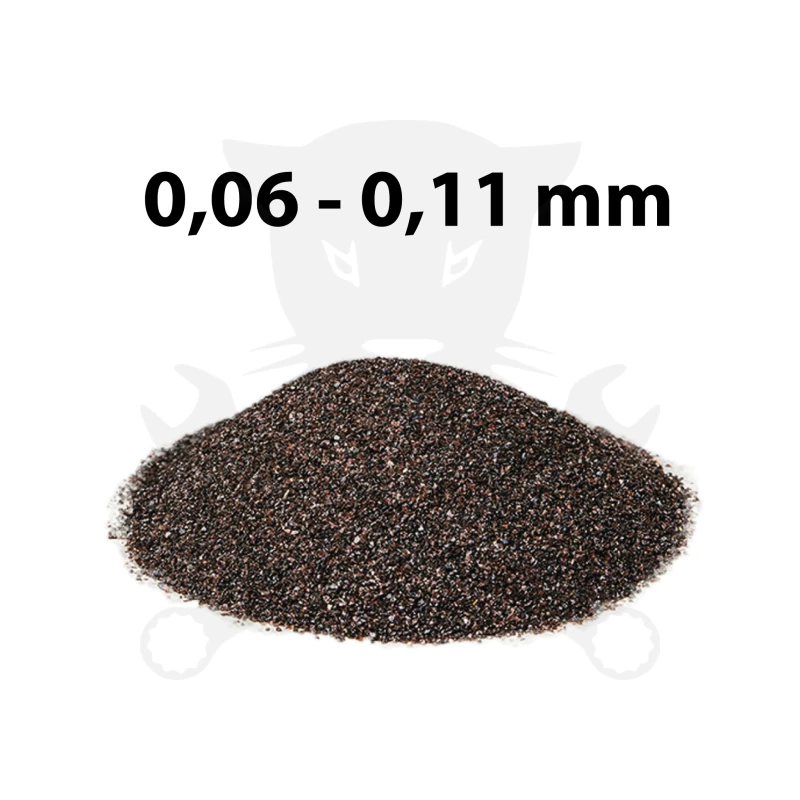 Szóróanyag normálkorund barna NK150 = 0,06 - 0,11 mm -25 kg