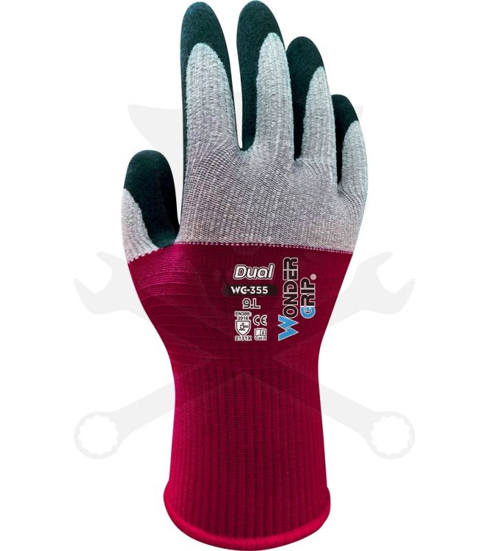 Kesztyű - szerelőkesztyű - Wonder Grip Dual  9-es