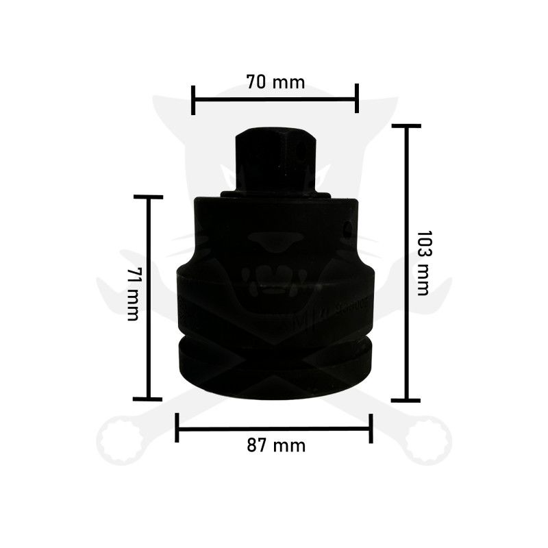 Légkulcs átalakító adapter 1-1/2" - 1" szűkítő Genius