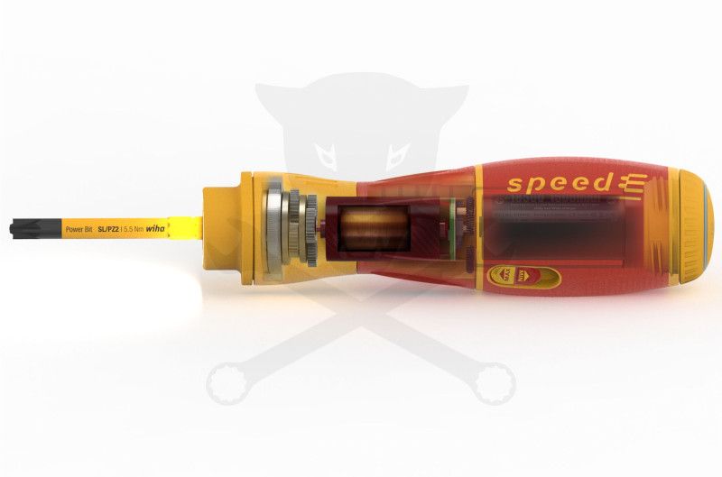 Szigetelt VDE 1000 V-os akkumulátoros csavarbehajtó klt SpeedE II 44318(591T101)