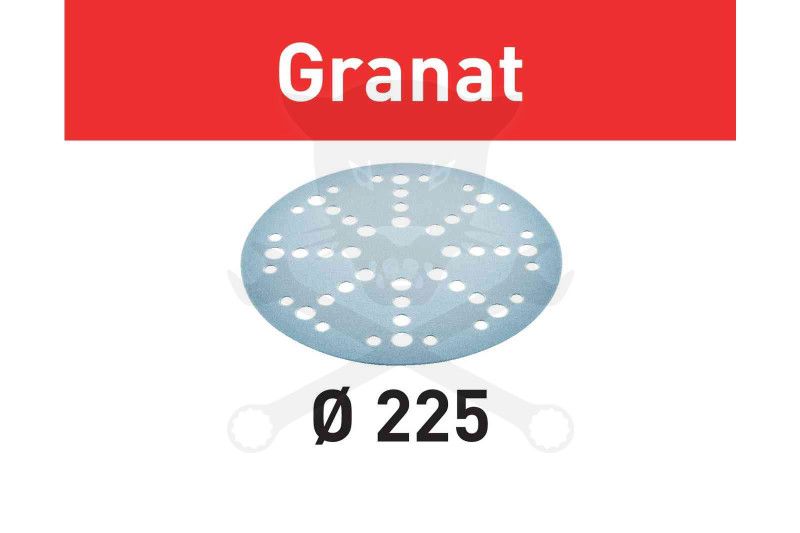 Csiszolópapír, tépőzáras 225 mm STF D225/48  P40 GR/25 Granat 25 db