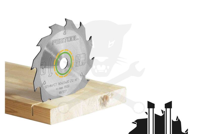 Körfűrészlap, keményfémlapkás fához 160x1.8x20 mm W18 - Festool
