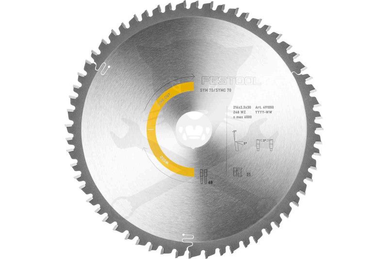 Körfűrészlap, keményfémlapkás fához 216x2.3x30 mm W48 - Festool