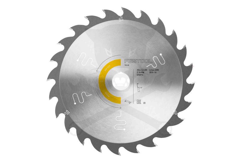 Körfűrészlap, keményfémlapkás fához 254x2.4x30 mm PW24 - Festool