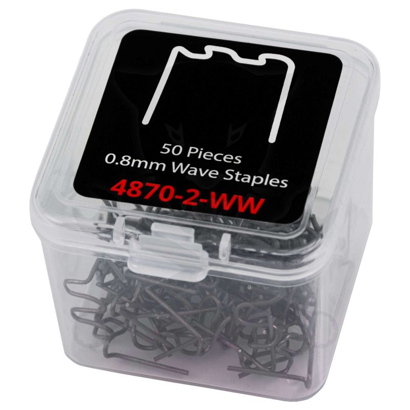 Műanyag elem tűzőgéphez 50 db-os készlet 0.8 - hullámos -