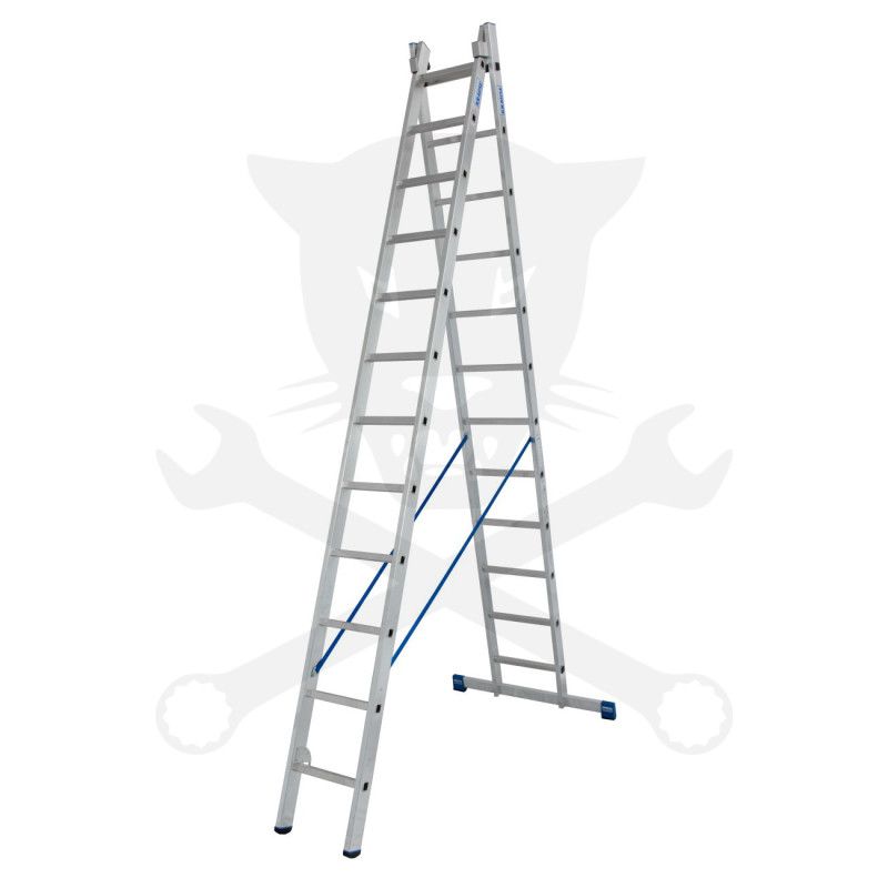 Létra ALU létrafokos sokcélú álló 2x12 fokos - Krause STABILO