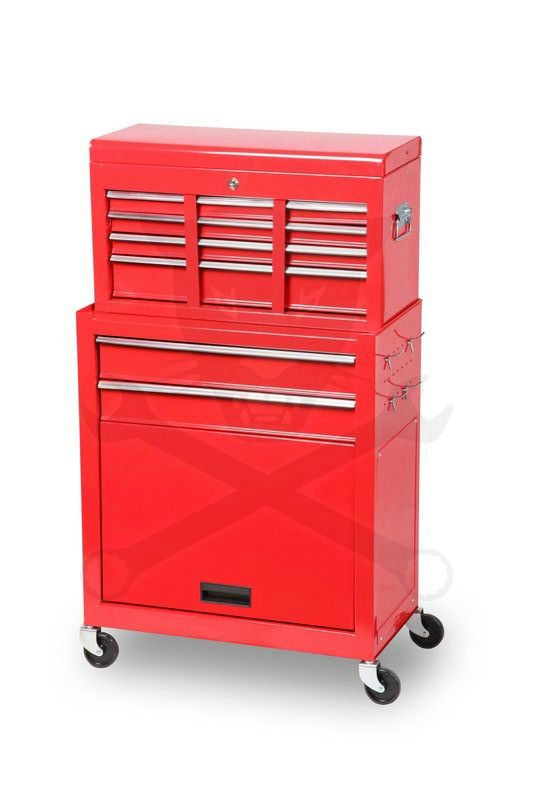 Szerszámos kocsi  2 részes 8 fiókos+2 tárolós