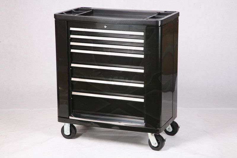 Szerszámos kocsi  7 fiókos + 2 oldalt nyitható - tálcához alkalmas