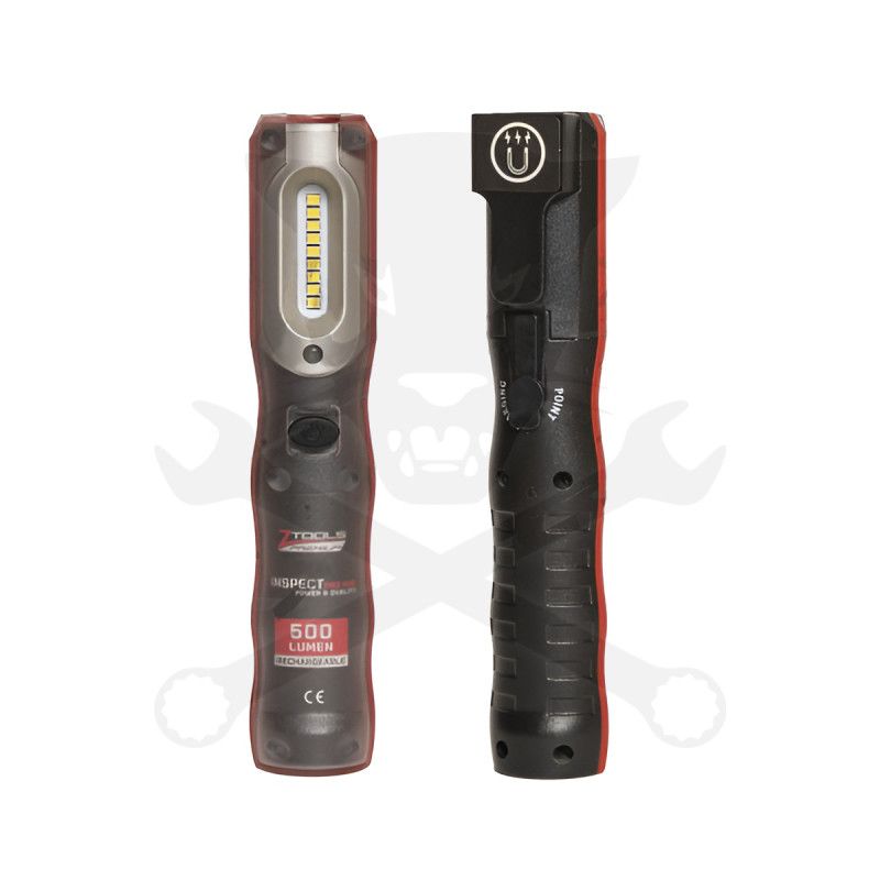 Szerelőlámpa (LED lámpa)  500 lm IP54 USB-s mágneses