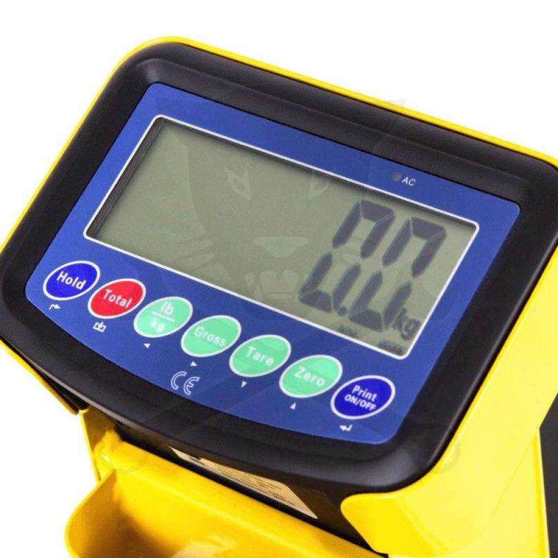 Raklapemelő béka digitális mérleggel 2 tonnás