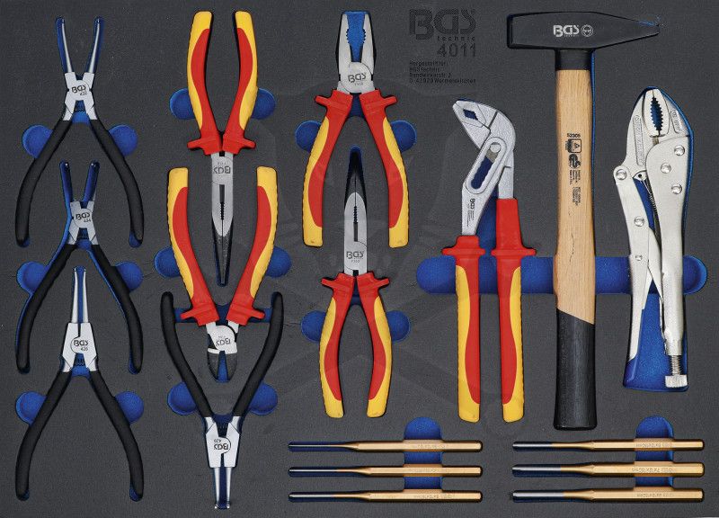 Fogó 1000V és csapkiütő szerszámkészlet 17 db-os 3/3