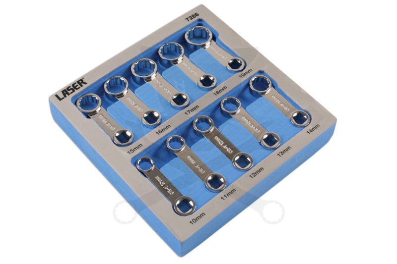 Adapter kulcs-készlet nyomatékkulcshoz 3/8" 10 db-os 10-19 mm