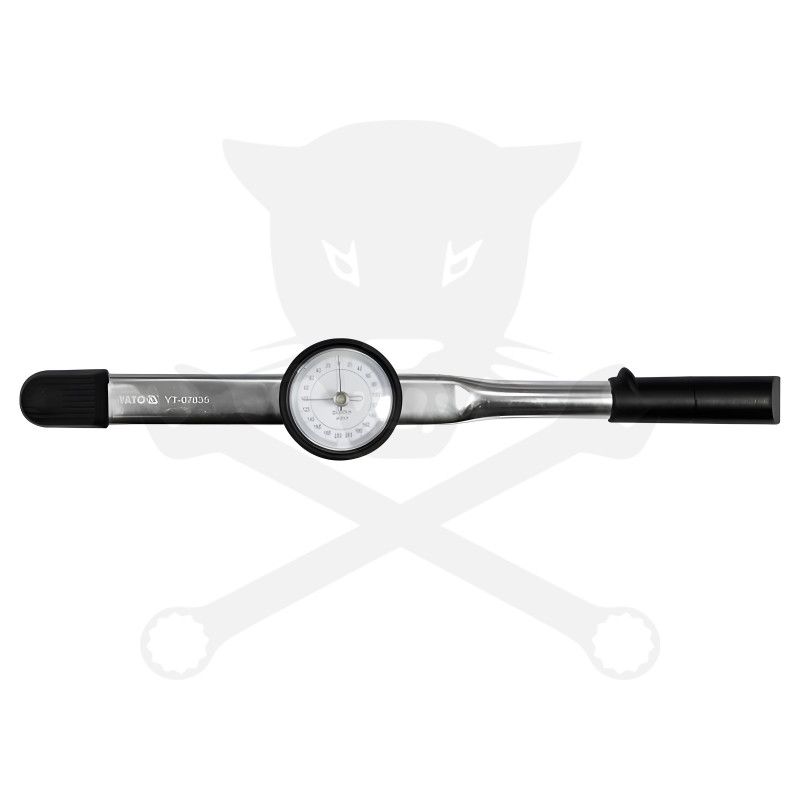 Nyomatékkulcs, mérőórás  20-200 Nm 1/2" YATO